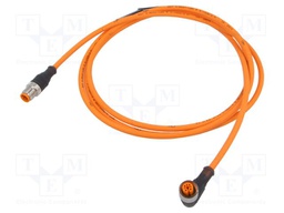 Cable: for sensors/automation; PIN: 4; 2m; Indication: LED