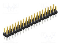 Connector: pin strips; pin header; male; PIN: 38; 2mm; THT; 2x19
