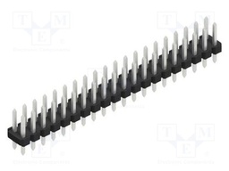 Connector: pin strips; pin header; male; PIN: 40; 2.54mm; THT; 2x20