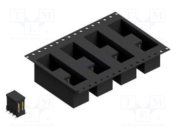 Connector: pin strips; pin header; male; PIN: 8; 2.54mm; SMT; 2x4
