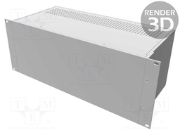 Enclosure: 19" standard; 4U; Enclos.mat: aluminium; Y: 203mm