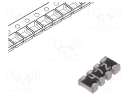 Resistor network: Y; 4.7kΩ; SMD; 0804; No.of resistors: 4; 63mW; ±5%