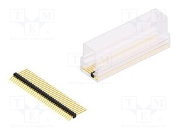Connector: pin strips; pin header; male; PIN: 36; 1.27mm; SMT; 1x36