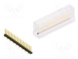 Connector: pin strips; pin header; male; PIN: 18; 2mm; SMT; 1x18