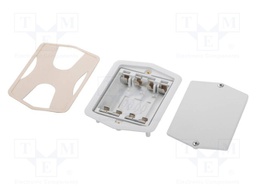 Holder; AA,R6; Batt.no: 4; light grey; IP65