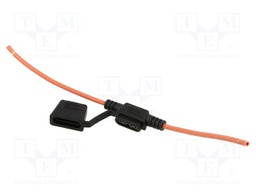Fuse holder; 19mm; 30A; on cable; Leads: 2 leads; UL94V-0; IP67; 32V