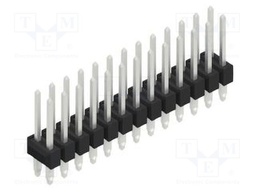 Connector: pin strips; pin header; male; PIN: 26; 2.54mm; THT; 2x13