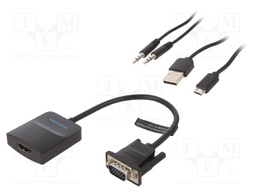 Cable; HDMI 1.4; 0.15m; black