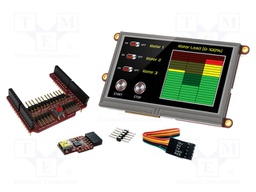 Dev.kit: with display; TFT; 4.3"; 480x272; Display: graphical; 5VDC