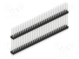 Connector: pin strips; pin header; male; PIN: 64; 2.54mm; THT; 2x32