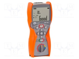 RCD tester; LCD,with a backlit; VAC: 0÷500V; AC, A, B-type RCDs