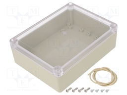 Enclosure: multipurpose; X: 125mm; Y: 165mm; Z: 55mm; Ritec; ABS; IP65