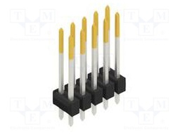 Connector: pin strips; pin header; male; PIN: 10; 2.54mm; THT; 2x5