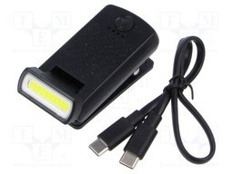Torch: LED; waterproof; No.of diodes: 1; 7h; 76mm; 220lm; IP54