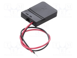 Holder; Leads: cables; Size: CR2032; Batt.no: 1; with switch