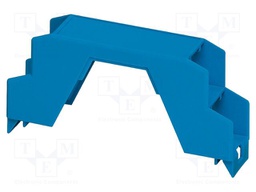 Upper housing; blue; ME 22,5; X: 22.6mm; Y: 99mm; Z: 45.85mm