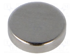 Magnet: permanent; neodymium; 7N; Ø: 8mm; H: 2mm