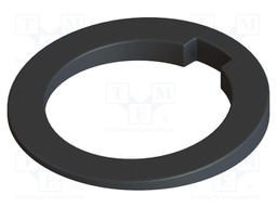 Camera spacer; black; Features: sloped 5°