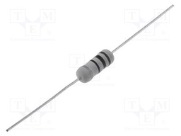 Resistor: wire-wound; THT; 9.1Ω; 2W; ±5%; Ø5x12mm; 400ppm/°C; axial