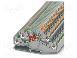 Splice terminal: rail; PTTBS; PA; L: 63.1mm; terminals: 4; W: 5.2mm