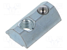 Nut; for profiles; Width of the groove: 13.5mm; ESD; steel; zinc