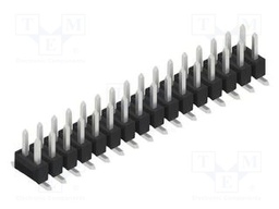 Connector: pin strips; pin header; male; PIN: 32; 2.54mm; SMT; 2x16