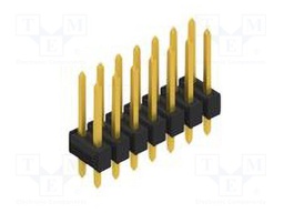 Connector: pin strips; pin header; male; PIN: 14; 2.54mm; THT; 2x7