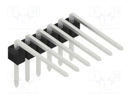 Connector: pin strips; pin header; male; PIN: 6; 2.54mm; THT; 1x6