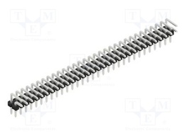 Connector: pin strips; pin header; male; PIN: 62; 2.54mm; THT; 2x31
