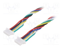 Cable; JST SH; PIN: 6; 630mm; 28AWG
