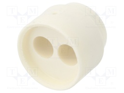 Insert for gland; with thread NPT; Size: NPT1/2"; Holes no: 2; 5mm
