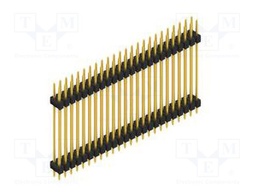 Connector: pin strips; pin header; male; PIN: 48; 2.54mm; THT; 2x24
