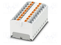 Splice terminal: rail; 32A; 450V; push-in; PA; L: 21.7mm; 0.2÷6mm2
