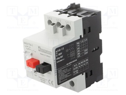 Motor breaker; for DIN rail mounting; 0.63÷1A; IP40; -5÷40°C