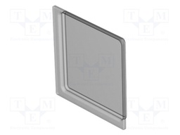 Actuator lens; 16mm; 92; colourless; plastic; 12x12mm