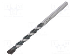 Drill bit; for concrete; Ø: 15/64",6mm; L: 100mm; metal; blister