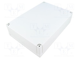 Enclosure: multipurpose; X: 180mm; Y: 255mm; Z: 63mm; MNX; grey; IK08