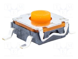 Microswitch TACT; SPST; Pos: 2; 0.05A/32VDC; SMD; none; 3.43N; 1mm