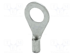 Non-insulated; Body: silver; Tip: ring