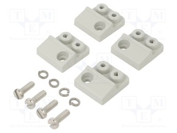 Clip; W: 76.5mm; H: 9mm; L: 25.5mm; for enclosures