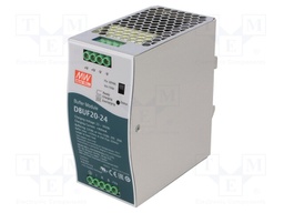 Module: buffer; 24VDC; 22÷29VDC; 20A; 23÷30VDC; Mounting: DIN