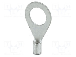 Non-insulated; Body: silver; Tip: ring