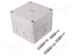 Enclosure: multipurpose; X: 110mm; Y: 110mm; Z: 90mm; TK PC; grey