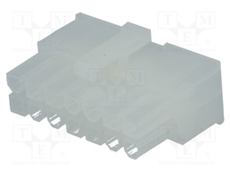 Plug; wire-board; female; MF42; 4.2mm; PIN: 14; w/o contacts