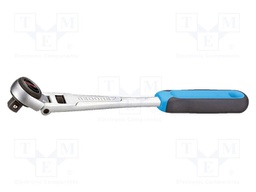 Rattle; socket spanner,with joint; 1/2"; Chrom-vanadium steel