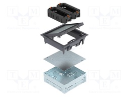 Enclosure: junction box; X: 205mm; Y: 222mm; Z: 72mm