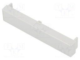 Terminal cover; w/o holes; 4M Modulbox One; grey