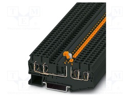 Splice terminal: rail; 20A; 400V; spring clamp; PA; 0.08÷4mm2