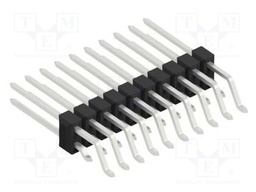 Connector: pin strips; pin header; male; PIN: 20; 2.54mm; SMT; 2x10