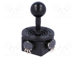 Joystick; 0÷10kΩ±5%,2- axes; Stabl.pos: 1; 10kΩ; -10÷80°C